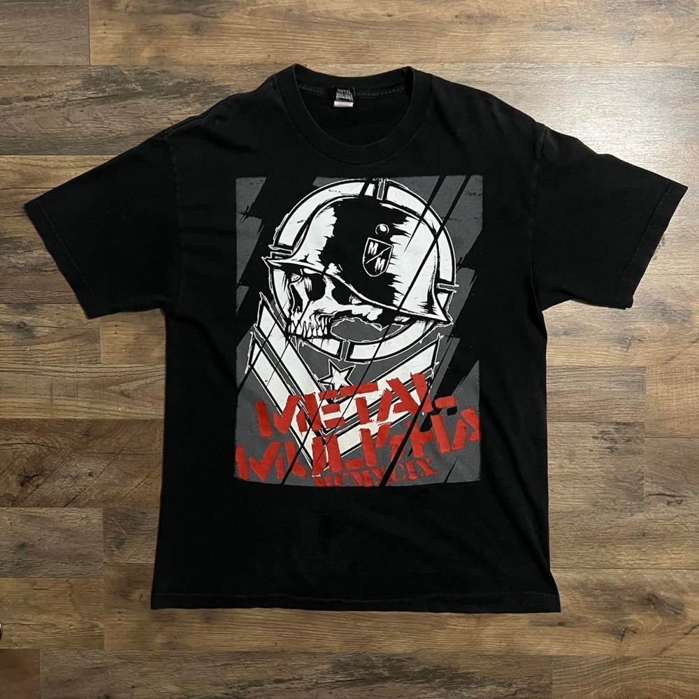 Metal Mulisha Men's Black and Red T-shirt